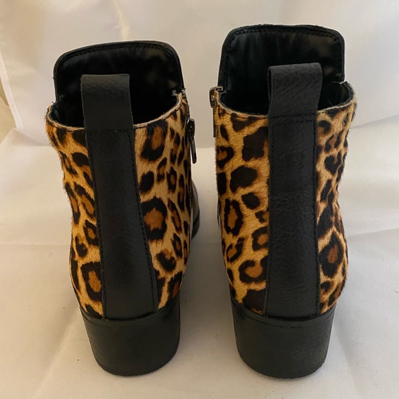 Cougar Waterproof Booties Colleen Black/Leopard - Picture 5 of 11